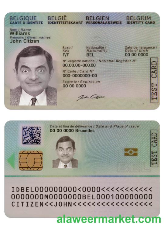 Belgium ID card new